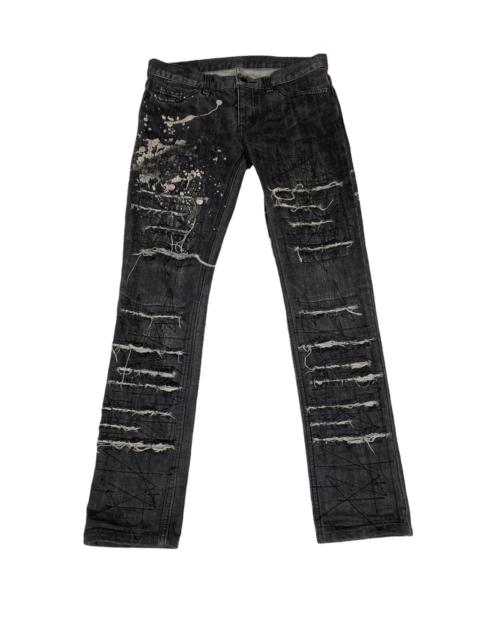 Hysteric Glamour Hysteric Glamour Scab Distressed Jeans. S017