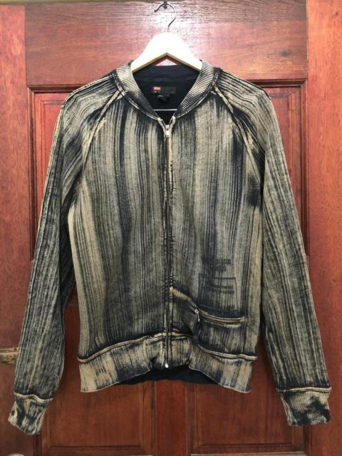 Diesel Diesel Bomber Striped Zipper Lampo Jacket