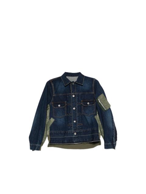 sacai Sacai Blue Jackets - Denim Jackets Women