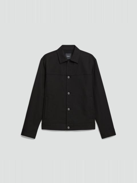 Theory Button Jacket in Neoteric Twill