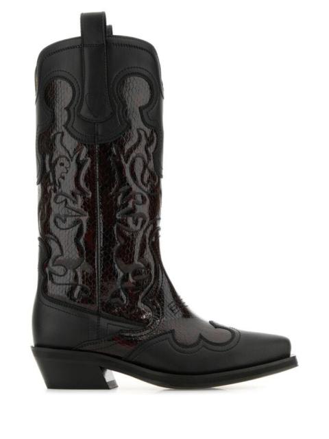 GANNI Ganni Women Black Leather Boots