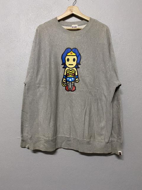 A BATHING APE® Bape x wonder women sweatshirt logo
