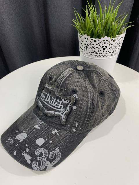 Other Designers Vintage - Rare Cap Von Dutch Ripped Style