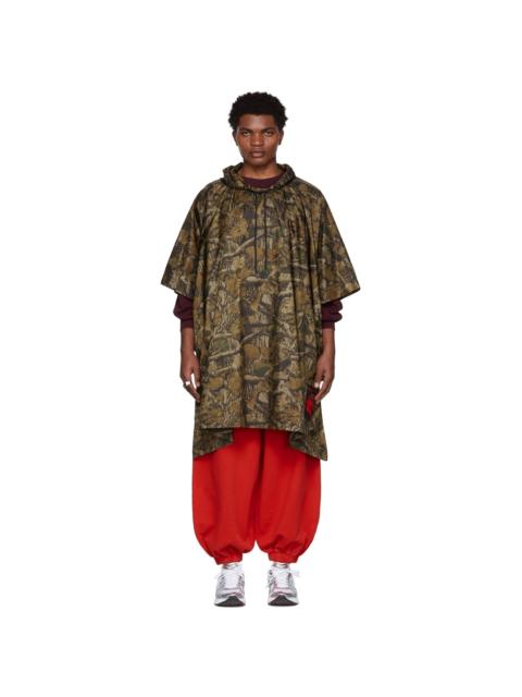 LU'U DAN SSENSE Exclusive Taupe Camo Cape