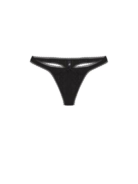 Cou Cou The Thong Black