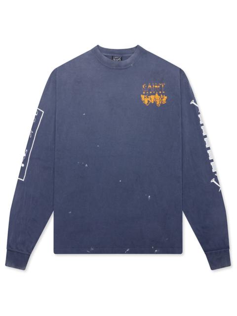 SAINT M×××××× SAINT M6 X BABYLON BLEED L/S TEE - NAVY