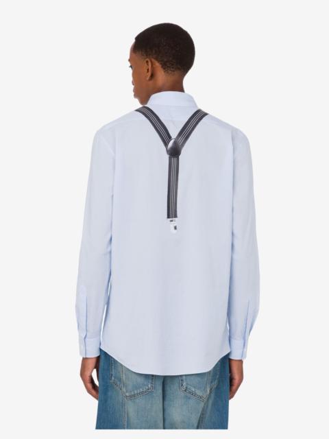 Moschino PRINTED COTTON GINGHAM SHIRT