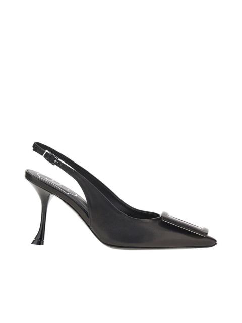 Roger Vivier Roger Vivier Viv In The City Black Slingback Pumps