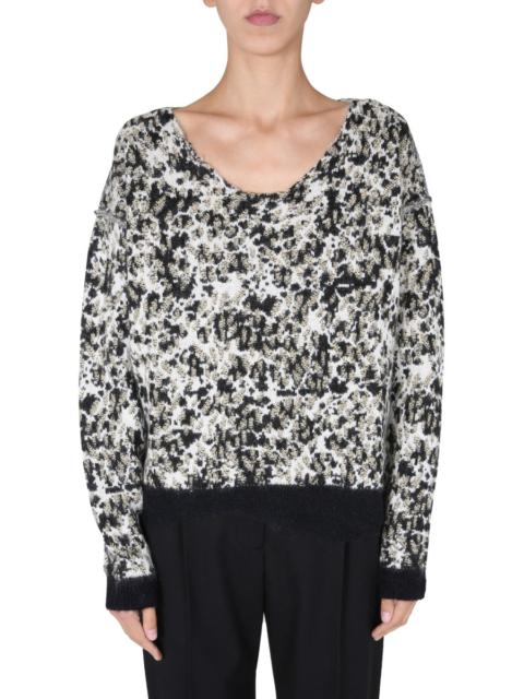 Saint Laurent Women Wide Neck Sweater