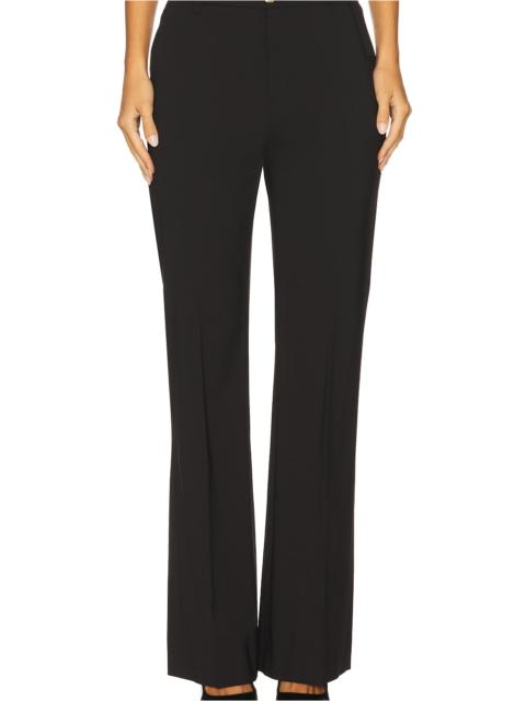 Vince High Waist Slim Flare Belted Pant