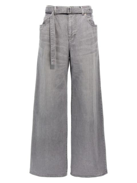 sacai Sacai Women 'Wide' Jeans