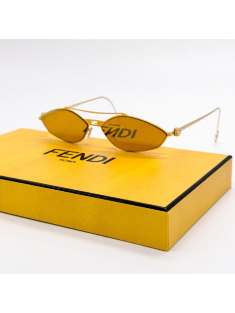 FENDI NEW FENDI FE40114U-Y 30G GOLD WOMEN SUNGLASSES FENDI