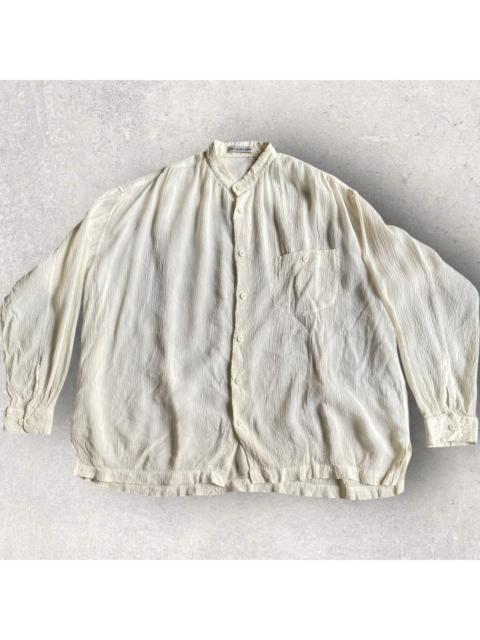 Other Designers Issey Miyake - Vintage SS91 Wrinkle Oversize Shirt