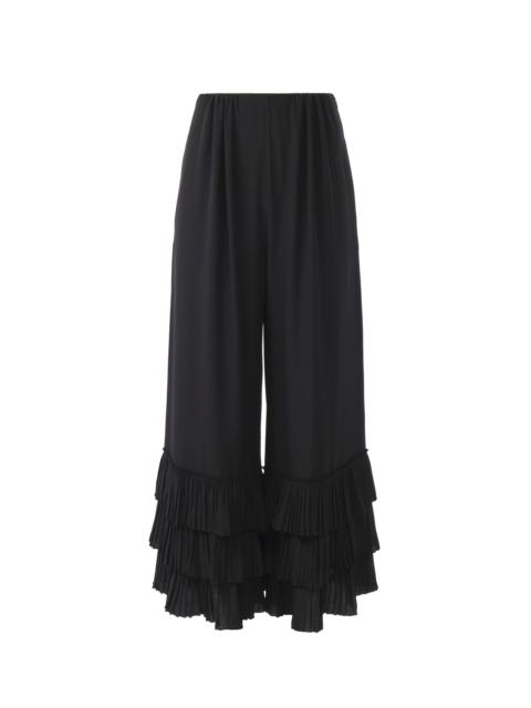 Chloé FLUID WIDE-LEG PANTS IN CRÊPE DE CHINE