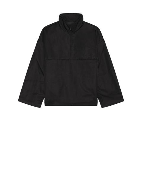 ESSENTIALS Textured Nylon Halfzip Pullover