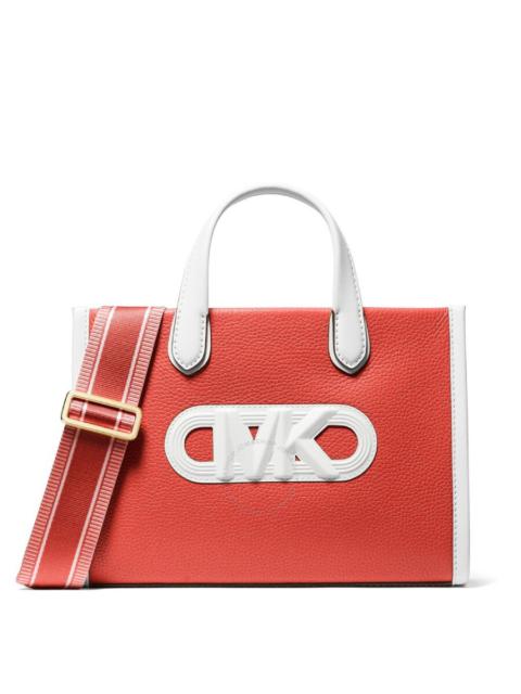 MICHAEL KORS Michael Kors Gigi Small Embossed Leather Messenger Bag