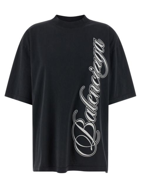 BALENCIAGA Balenciaga Women 'Cursive' T-Shirt