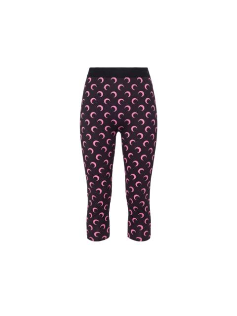 Marine Serre MOON PRINTED JERSEY CAPRI PANTS