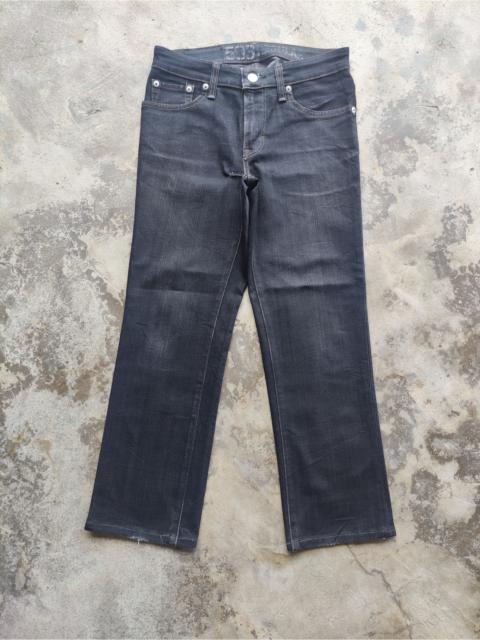 Other Designers Vintage Edwin Brand Ripped Straight Cut Denim Pants