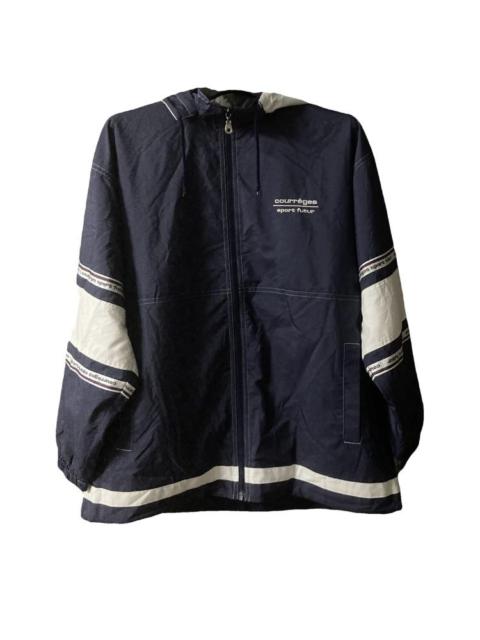 courrèges Vintage Courreges Windbreaker Hoodie Jacket