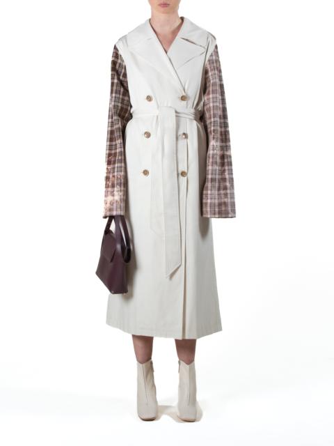 Elleme Checked Trench Coat