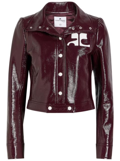 courrèges Courrèges Reedition Crinkled Vinyl Jacket