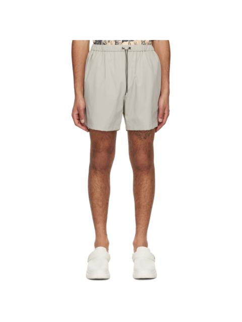 Wooyoungmi Gray Drawstring Shorts
