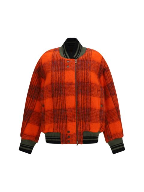 Dries Van Noten Dries Van Noten Oversized Mohair-blend Bomber Jacket Orange