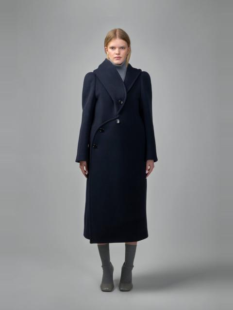 Alaïa Curved Coat Wool