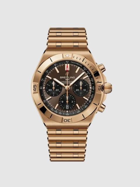 BREITLING Breitling Chronomat Chronograph Automatic Chronometer Brown Dial Men's Watch RB0158101Q1R1