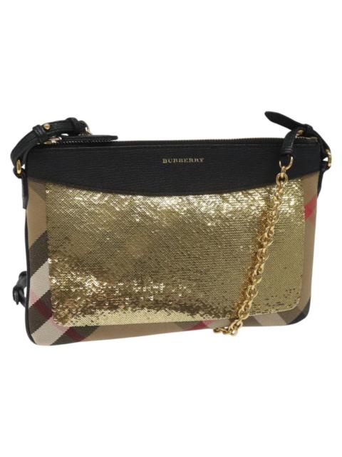 Burberry Burberry Nova Check Shoulder Bag Canvas Beige