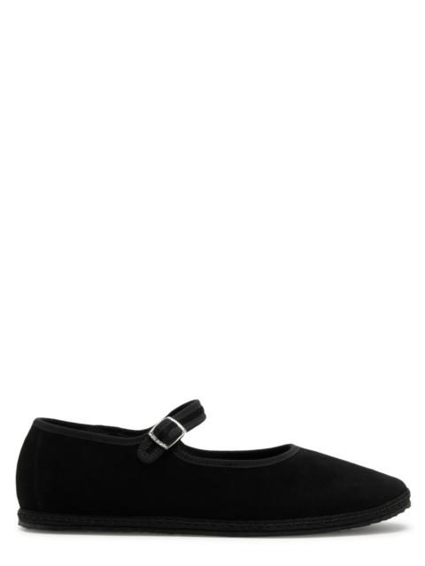 Vibi Venezia Suede Mary Jane Flats
