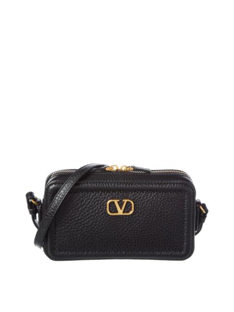 Valentino Valentino VLogo Alltime Mini Leather Camera Bag