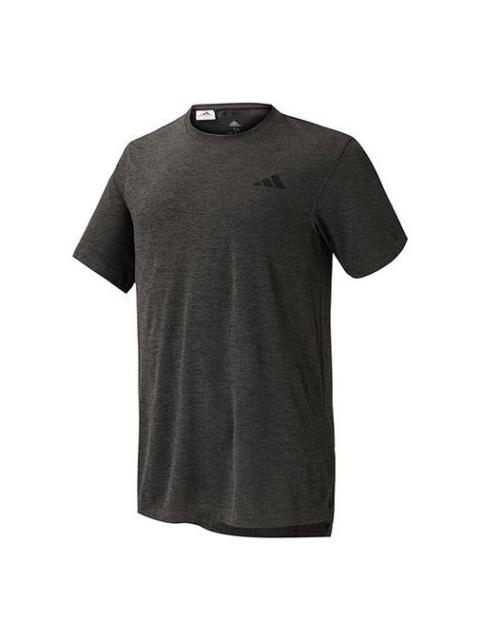 adidas adidas 3-BAR TECH TEE Logo Sports Short Sleeve Black GR7102