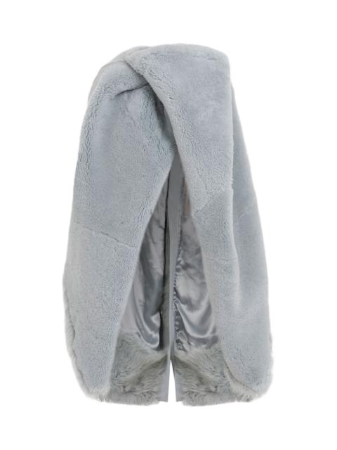 Rick Owens Short Masto Shearling Cape