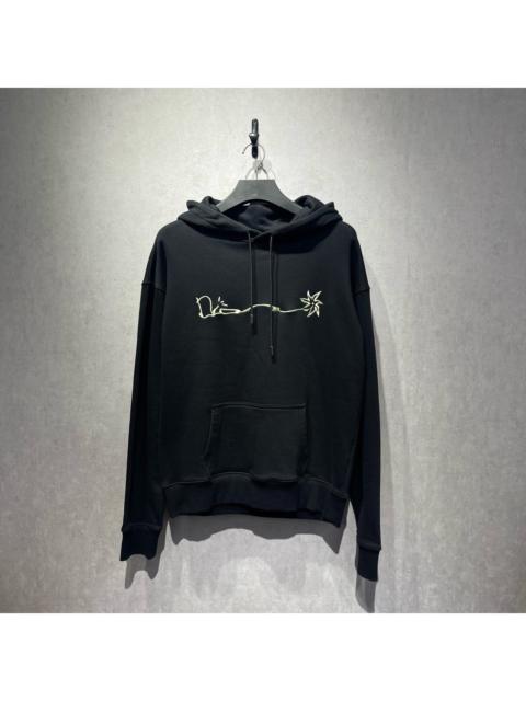 Dior Dior x Travis Scott collaboration logo hooded sweatshirt