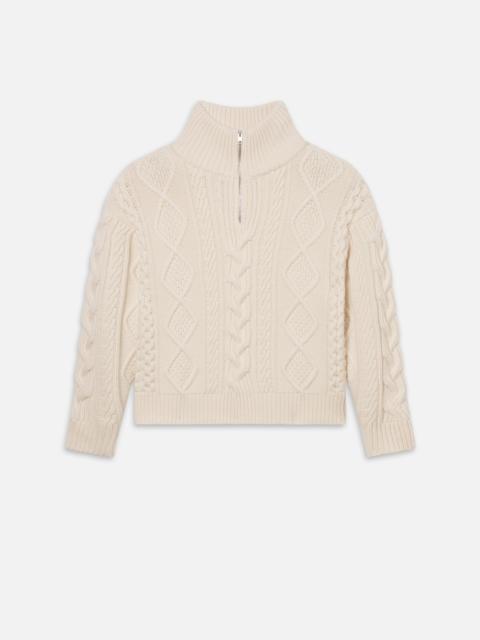 FRAME Chunky Cable Half Zip