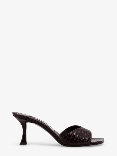 Jimmy Choo Women Skye Printed Leather Sandals