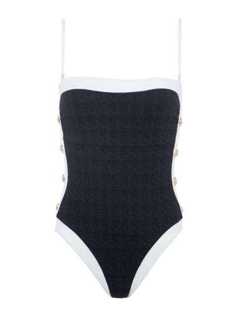 L'AGENCE Tory Bandeau One-Piece Swimsuit