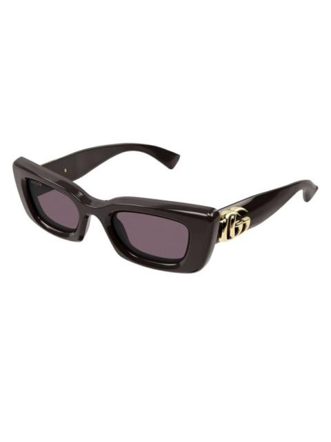 GUCCI Gucci Violet Cat Eye Ladies Sunglasses GG1827S 004 49