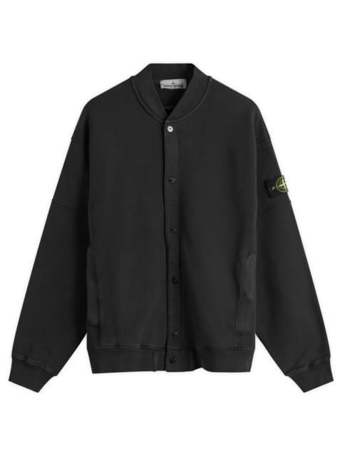 Stone Island Stone Island Old Effect Fleece Bomber Jacket