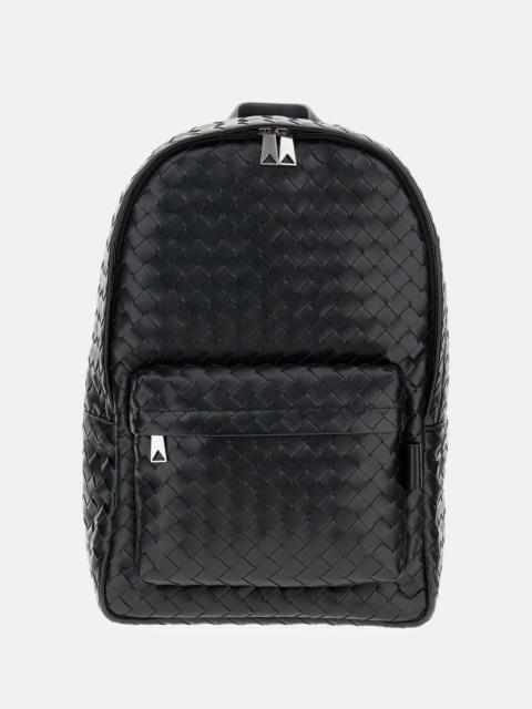 Bottega Veneta Bottega Veneta Men Leather Messenger Backpack