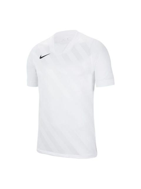 Nike Nike Dri-fit Football Training Breathable Short Sleeves T Shirt Men's White BV6703-100