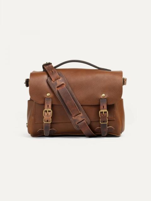 Bleu de Chauffe ÉCLAIR S POSTMAN BAG  -  AMBER BROWN