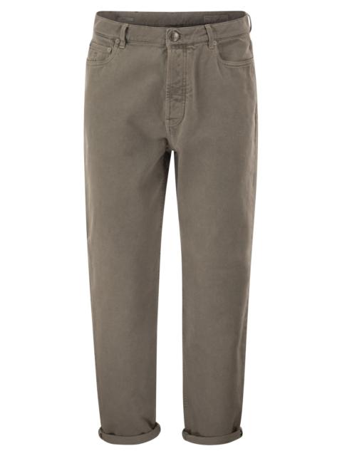 Brunello Cucinelli Brunello Cucinelli Men Five-Pocket Cotton Jeans With A Contemporary Silhouette