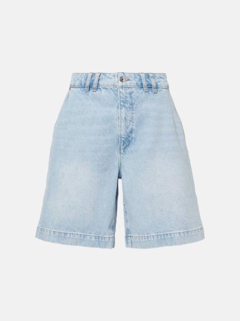 FRAME The Trouser Short denim Bermuda shorts