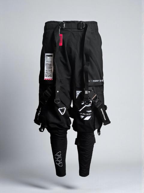 Other Designers Machine56 SL3/TEX_F1 BLACK CARGO PANTS M56® ./©2OO2-2O2X