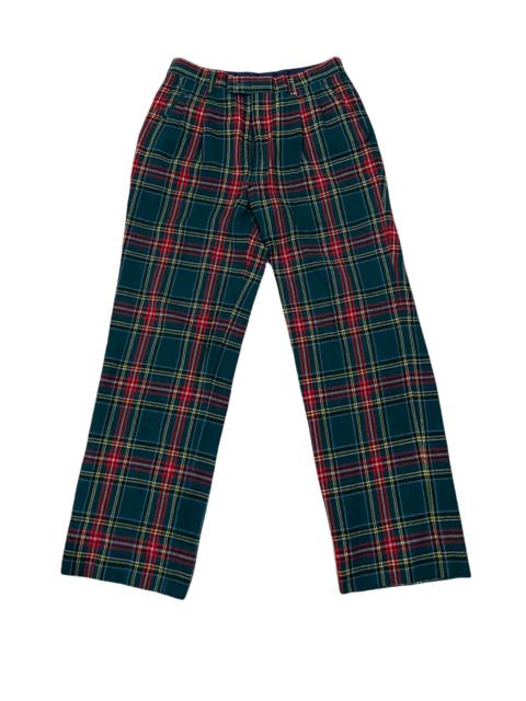 Other Designers Japanese Brand - Japanese Brand Seditionaries Red Tartan Wool Pants