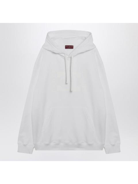 GUCCI Gucci White Cotton Sweatshirt With Logo Print Men
