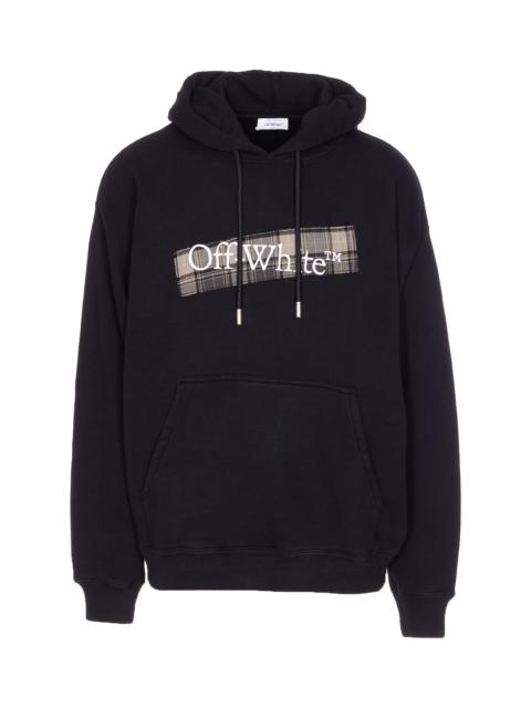 Off-White Flannel Diag Skate Hoodie